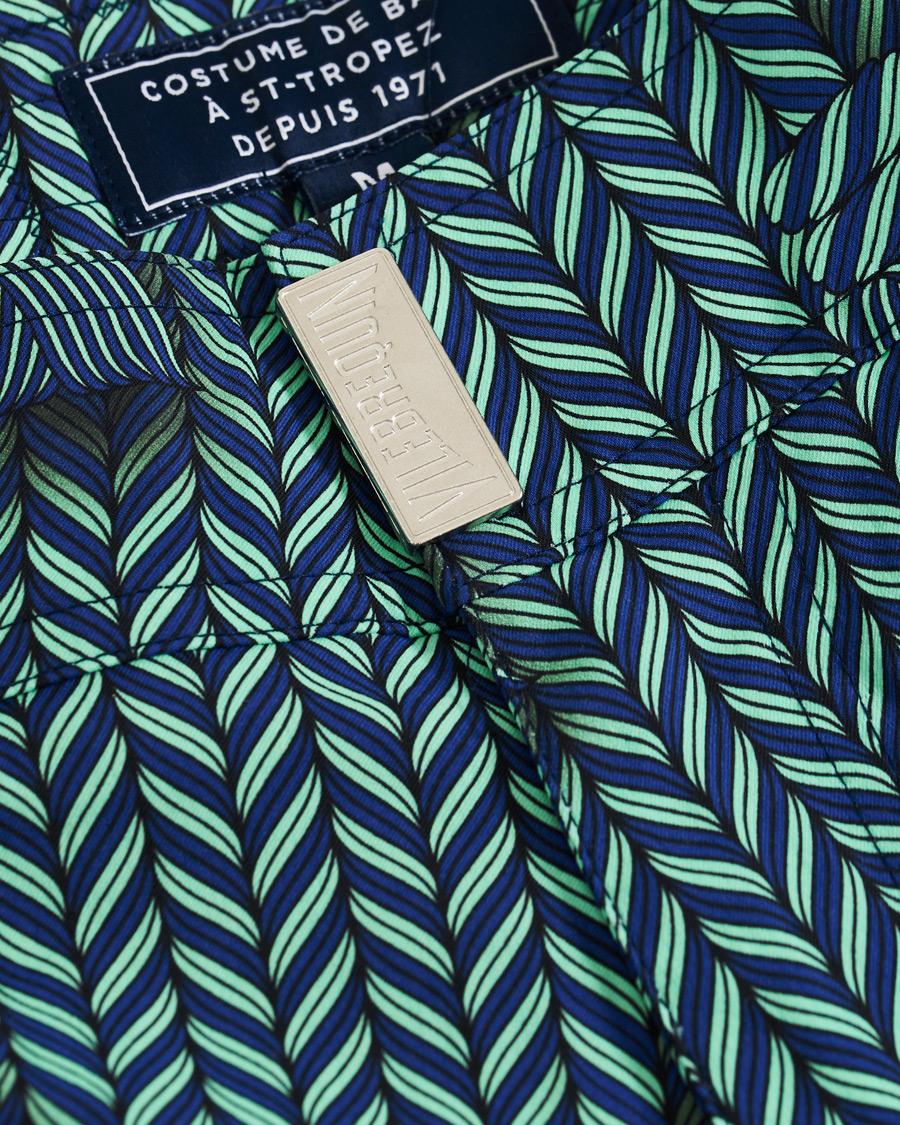 Herre | Badeshorts | Vilebrequin | Merise Superflex Maharadjah Swim Shorts Bleu Batik