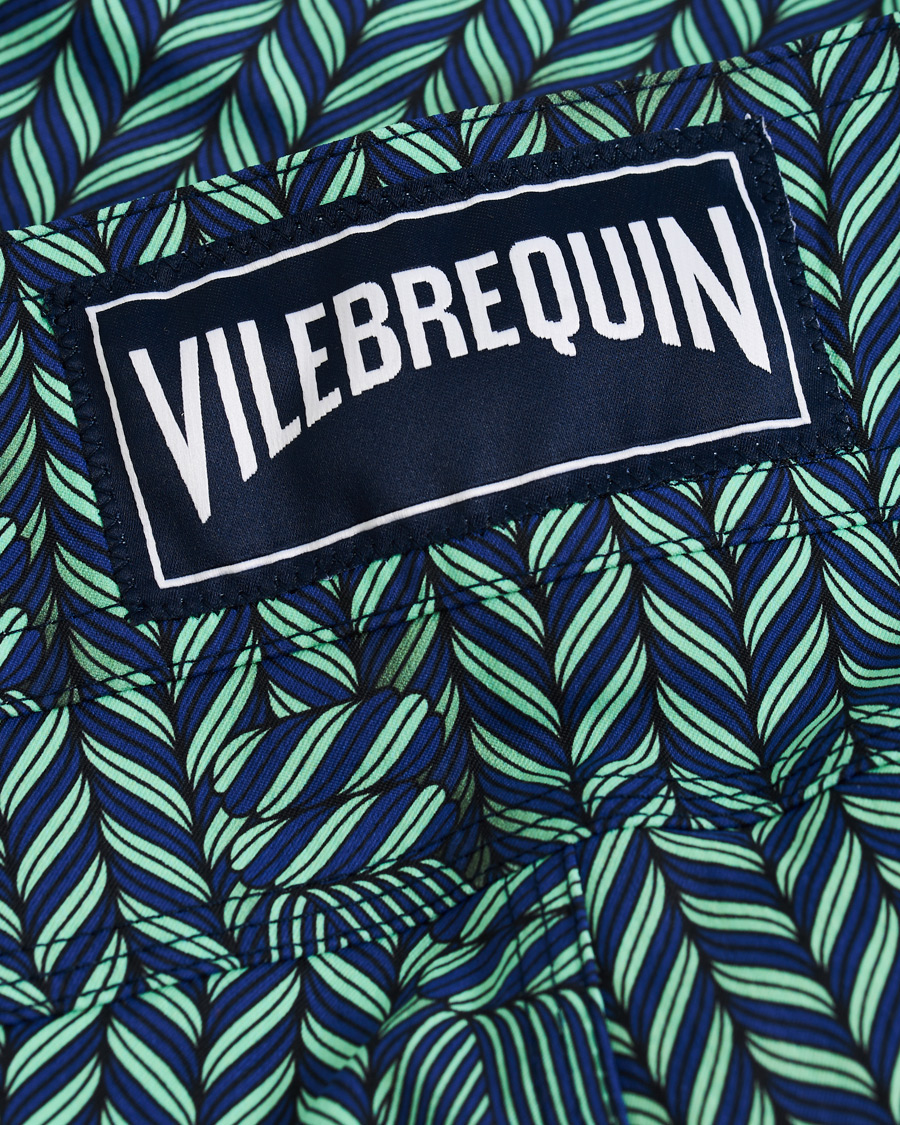 Herre | Badeshorts | Vilebrequin | Merise Superflex Maharadjah Swim Shorts Bleu Batik