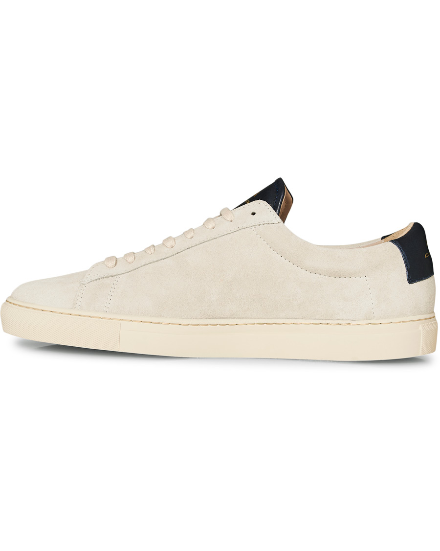 Herre | Zespà ZSP4 HGH Suede Sneakers Off White/Navy | Zespà | ZSP4 HGH Suede Sneakers Off White/Navy