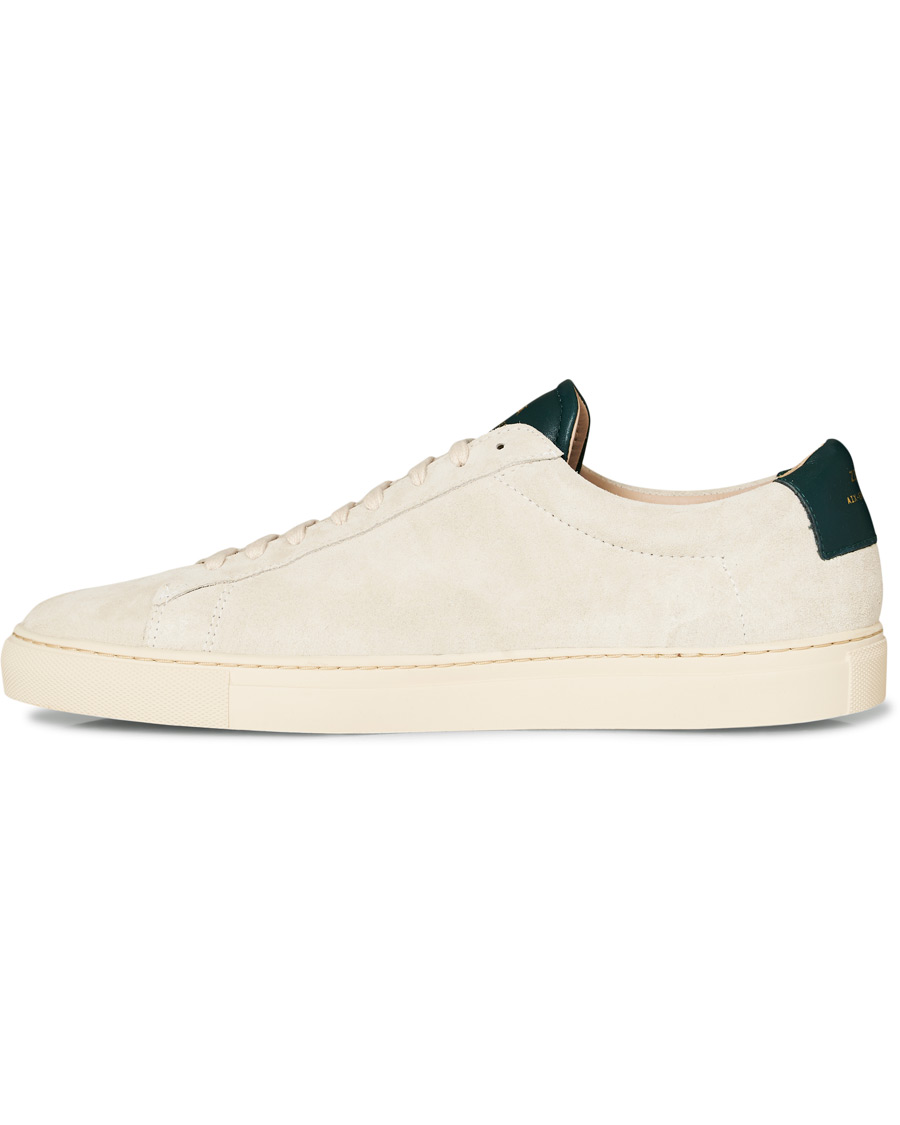 Herre | Zespà ZSP4 HGH Suede Sneakers Off White/Sapin | Zespà | ZSP4 HGH Suede Sneakers Off White/Sapin