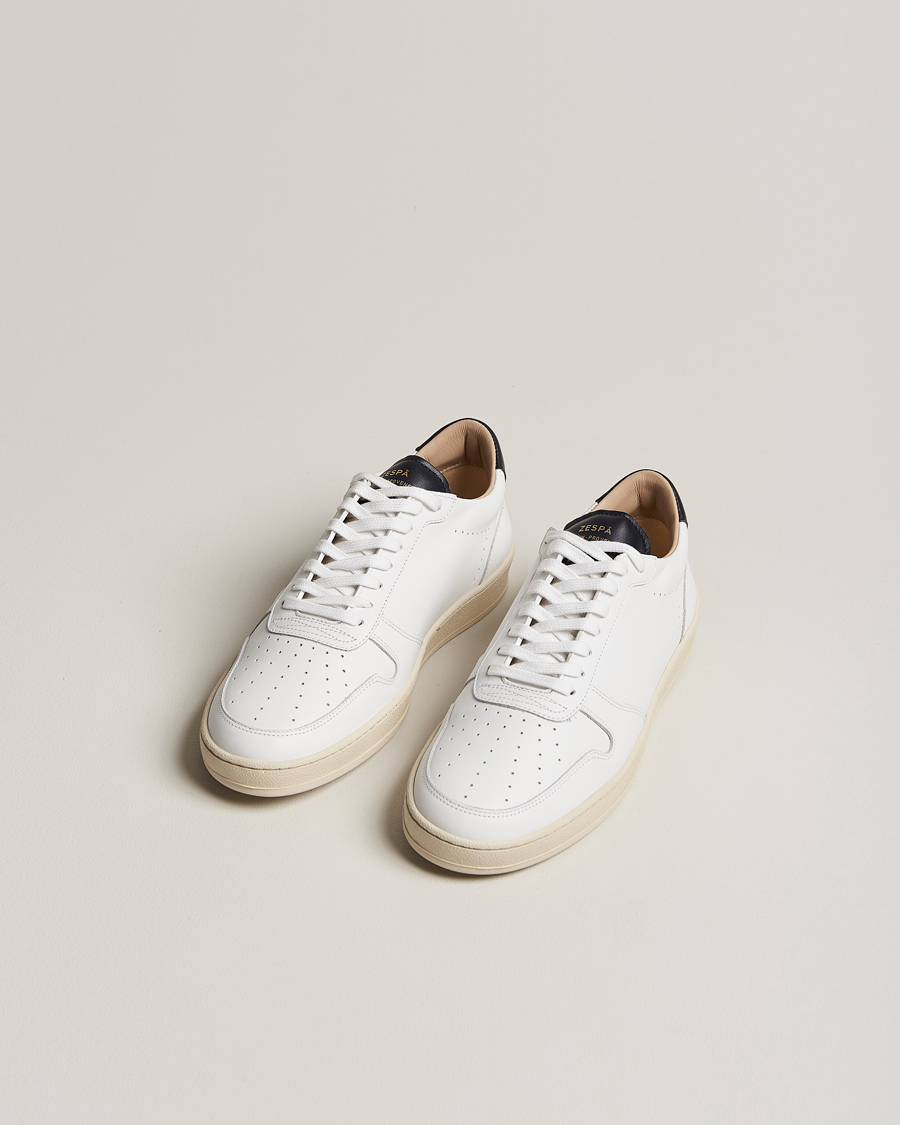 Herre |  | Zespà | ZSP23 APLA Leather Sneakers White/Navy