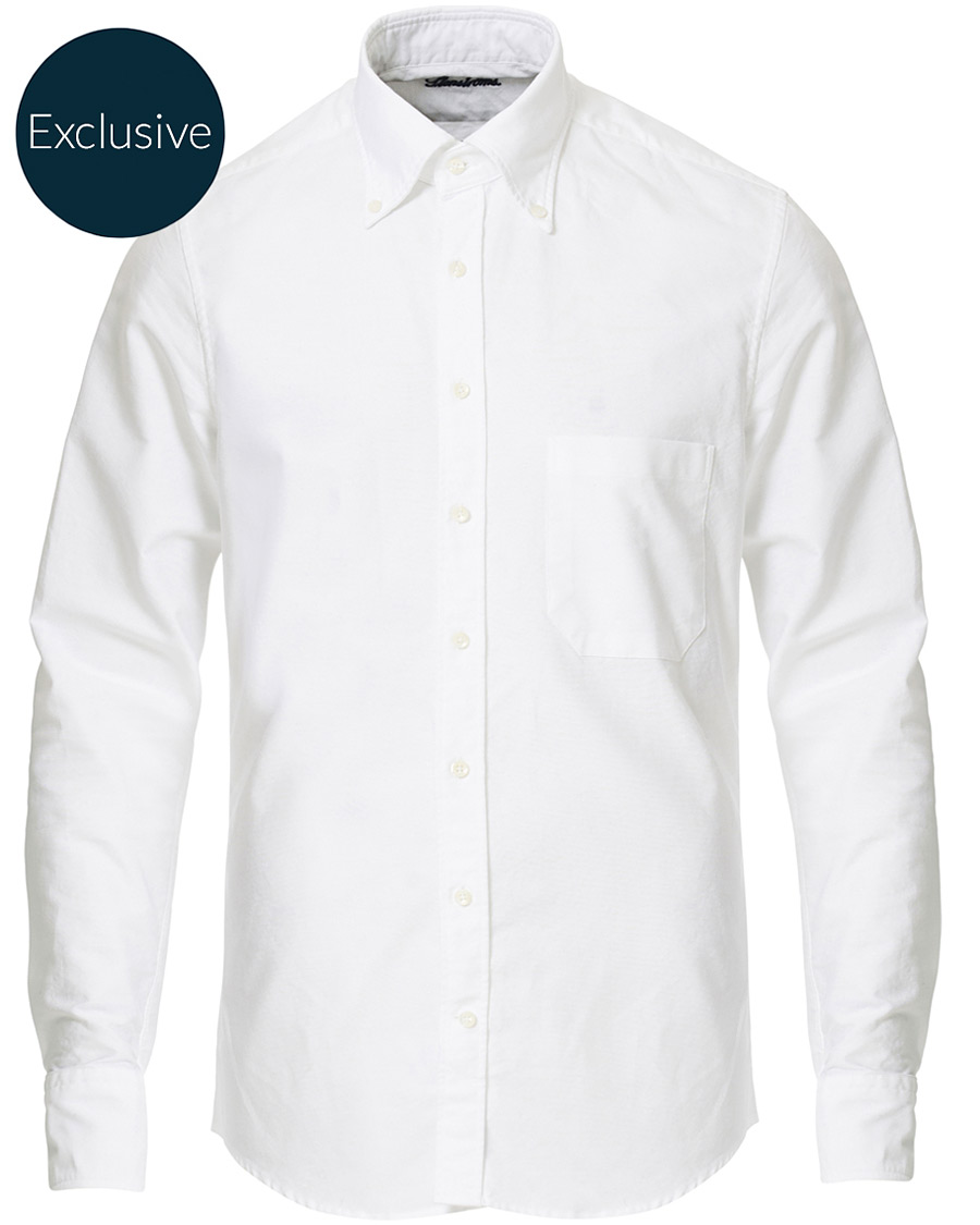 Herre | Skjorter | Stenströms | Slimline Oxford Shirt White