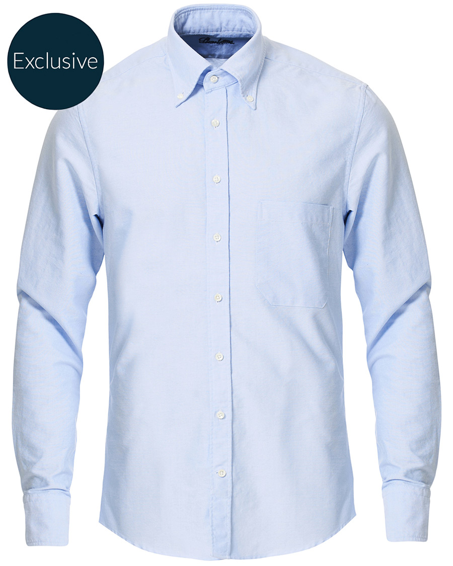 Herre | Skjorter | Stenströms | Slimline Oxford Shirt Light Blue