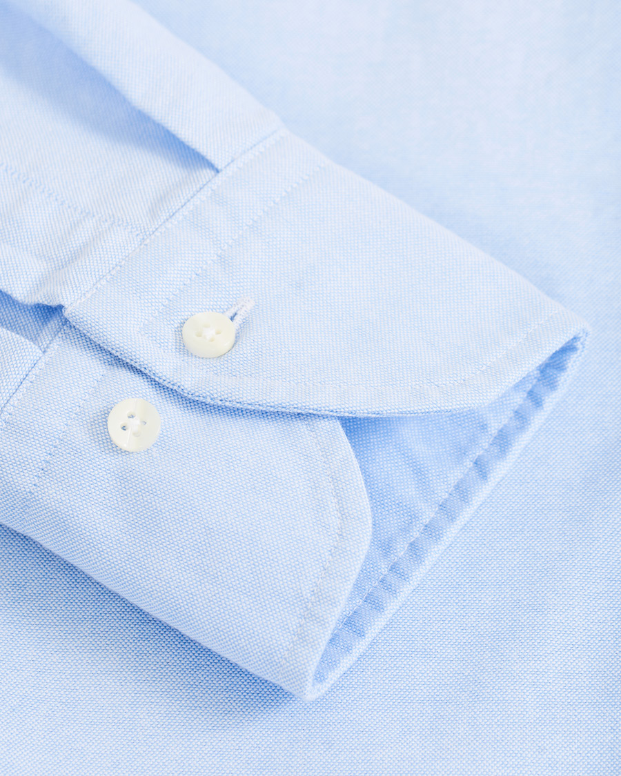 Herre | Skjorter | Stenströms | Slimline Oxford Shirt Light Blue