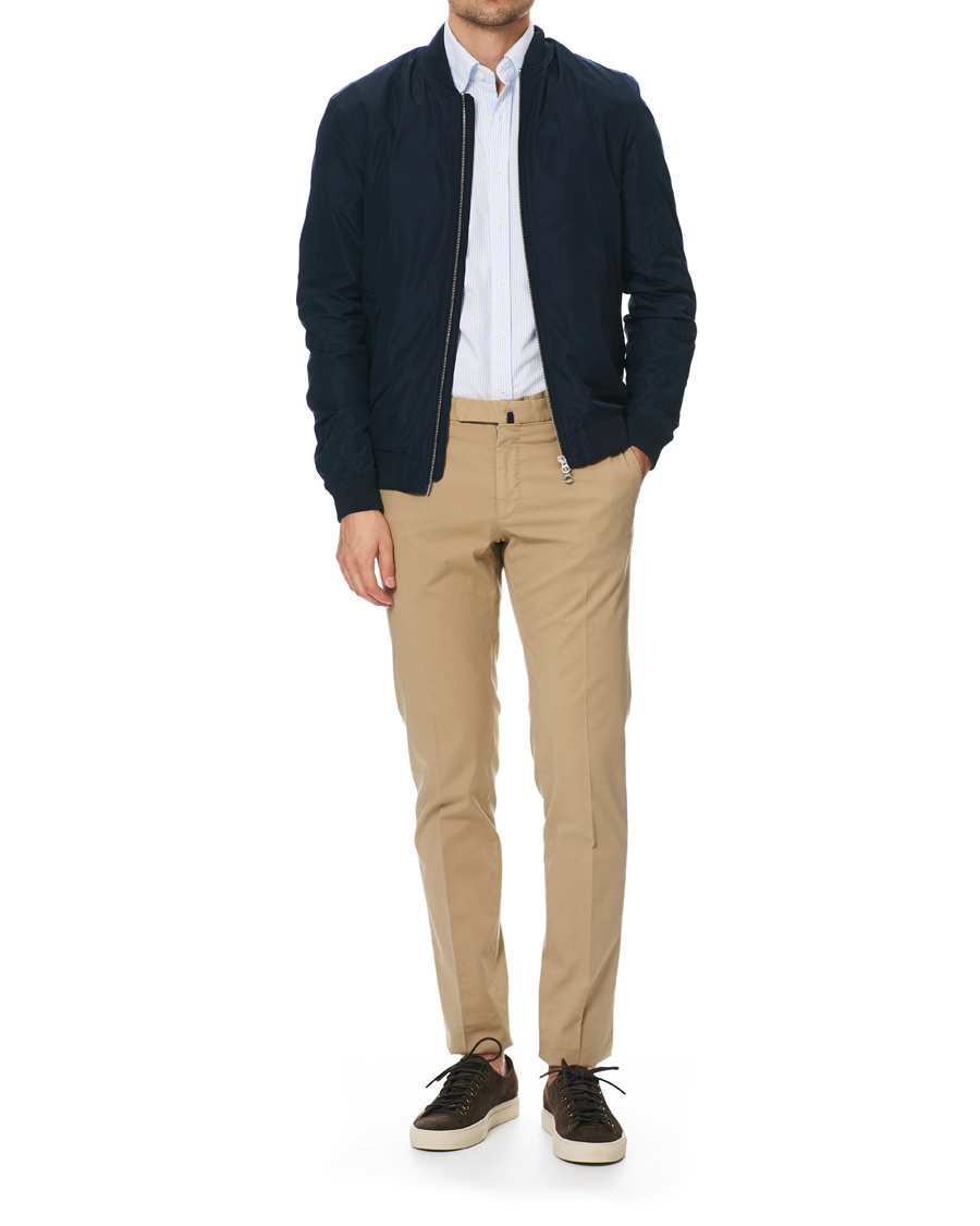 Herre | Skjorter | Stenströms | Slimline Oxford Shirt Blue/White