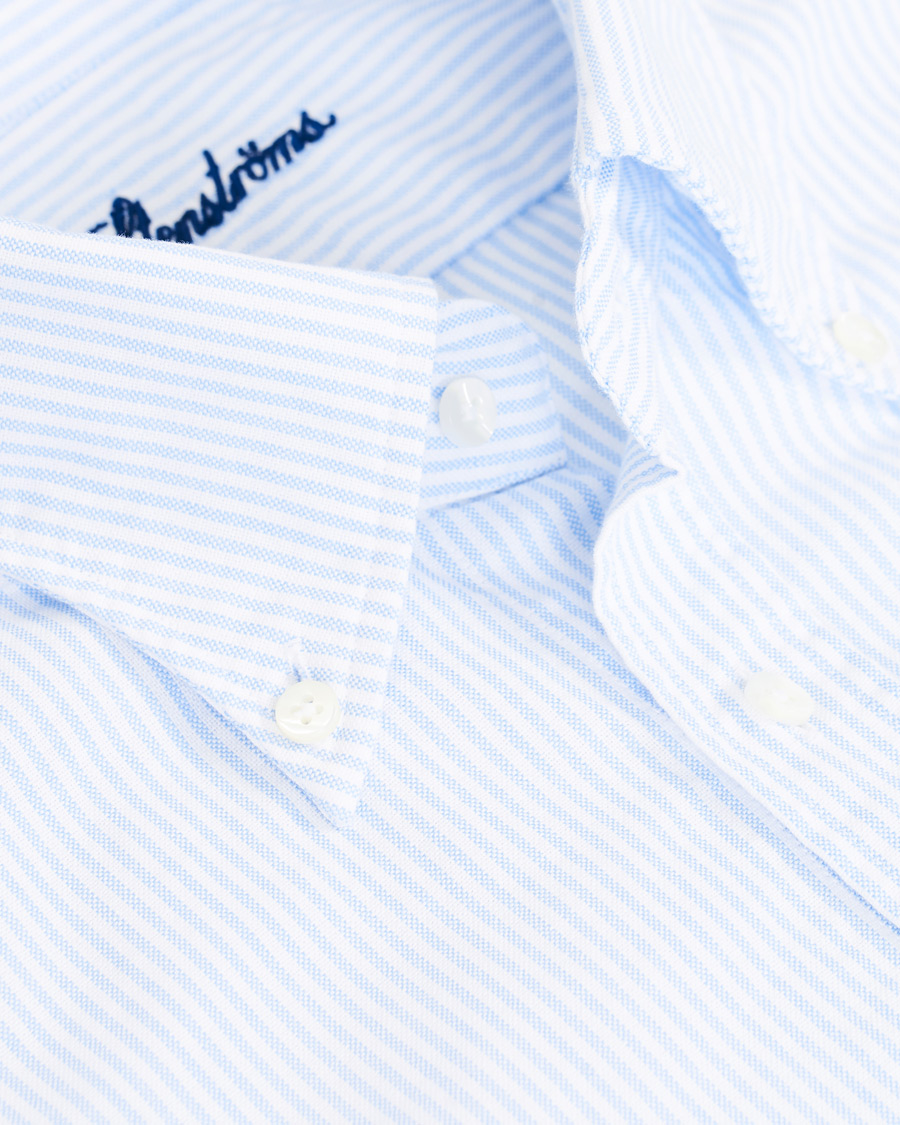 Herre | Skjorter | Stenströms | Slimline Oxford Shirt Blue/White