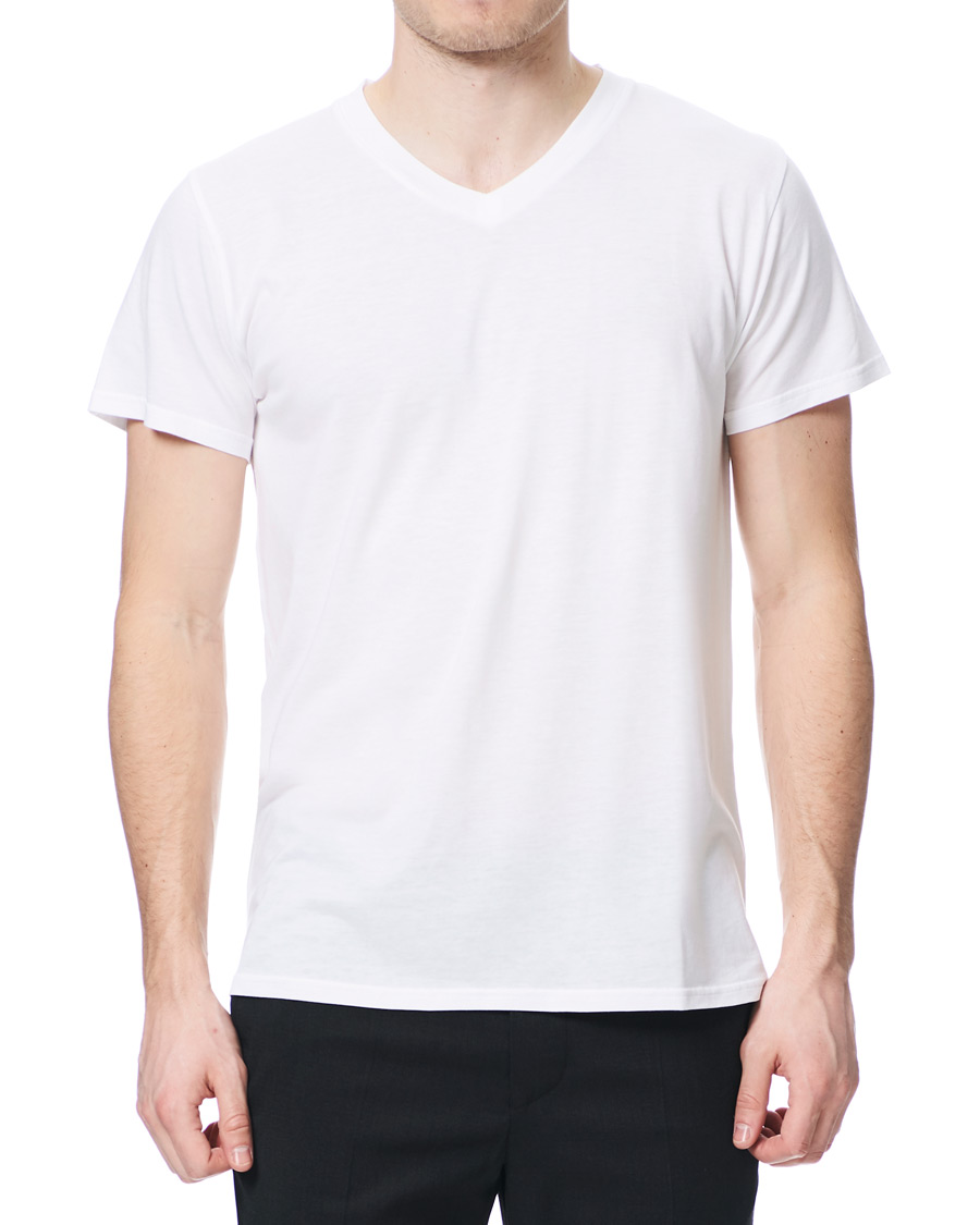 Herre | T-Shirts | CDLP | V-Neck Tee White