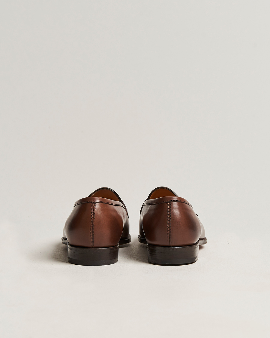Herre | Loafers | Edward Green | Piccadilly Penny Loafer Dark Oak Antique