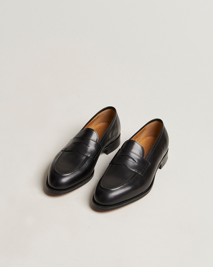 Herre | Black Tie | Edward Green | Piccadilly Penny Loafer Black Calf