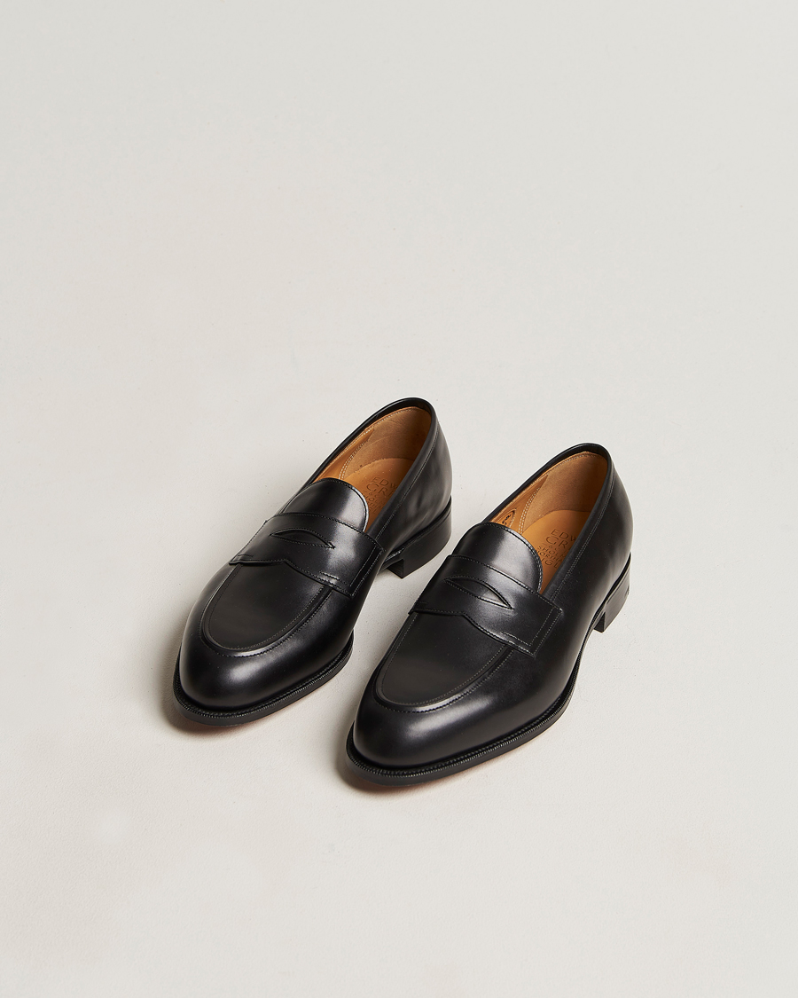 Herre | Edward Green Piccadilly Penny Loafer Black Calf | Edward Green | Piccadilly Penny Loafer Black Calf