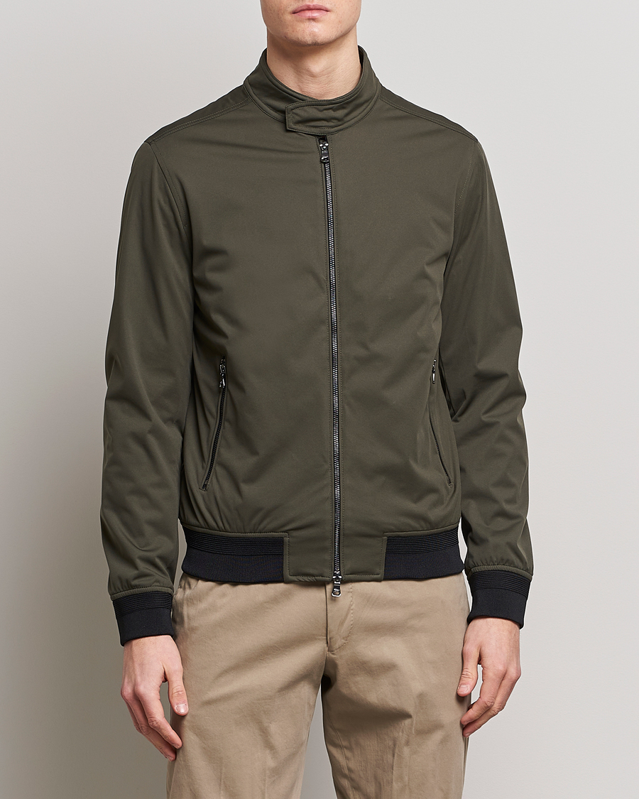 Herre | Casual jakker | Oscar Jacobson | Harris Harrington Nylon Jacket Green