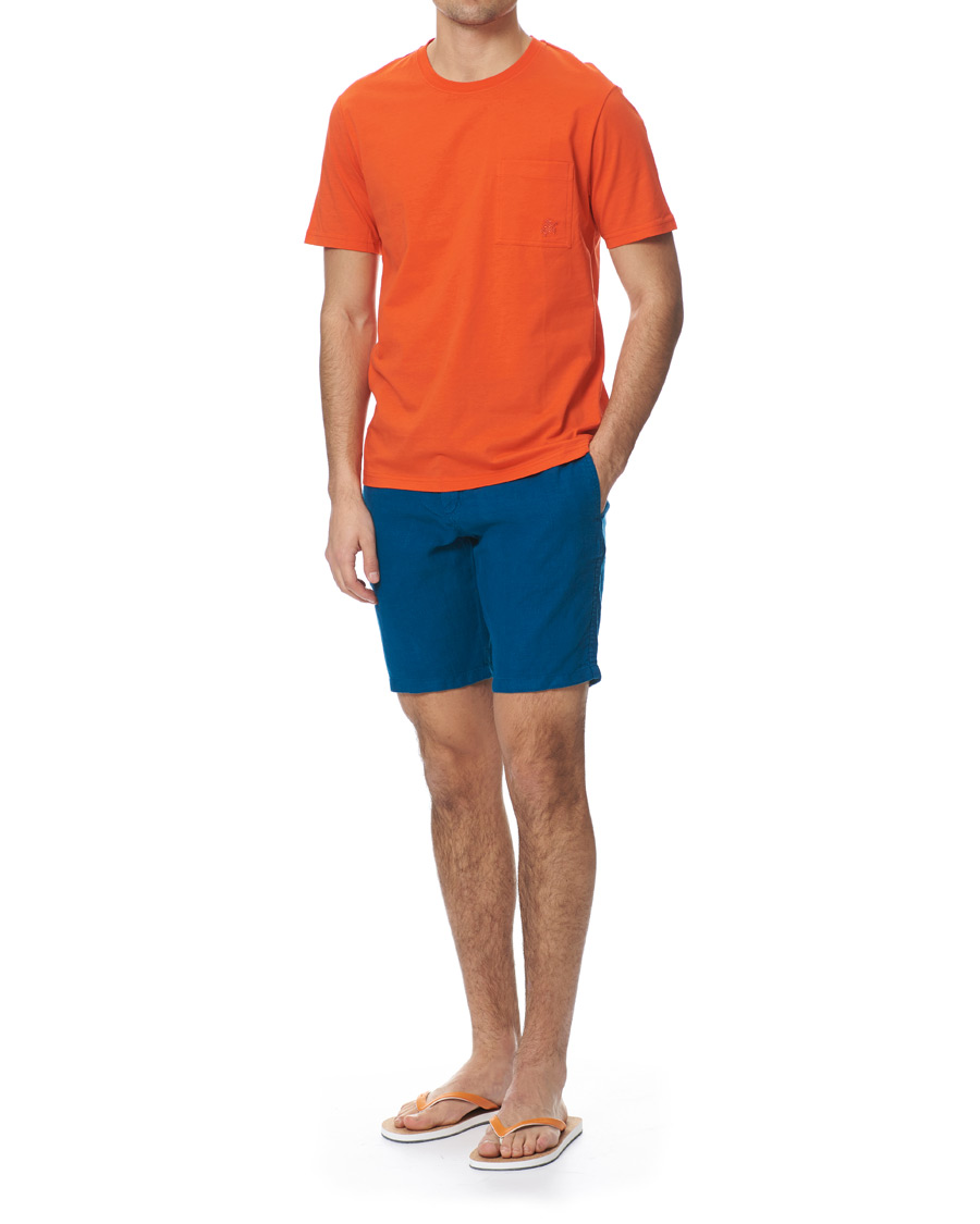 Herre | Orlebar Brown Haston Cork Flip Flops Clementine | Orlebar Brown | Haston Cork Flip Flops Clementine