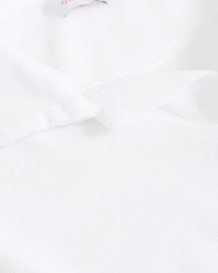 Herre | Gensere | Orlebar Brown | Terry Long Sleeve Polo White
