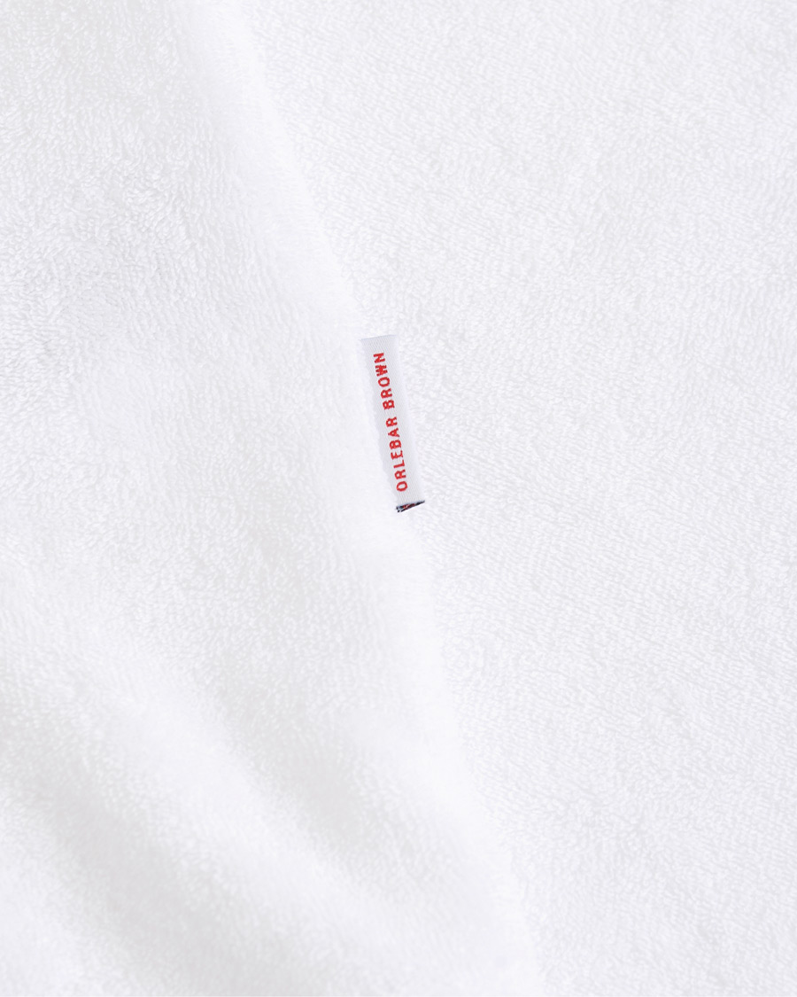 Herre | Gensere | Orlebar Brown | Terry Long Sleeve Polo White