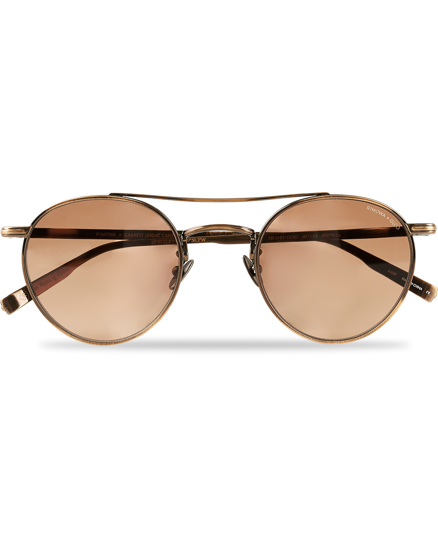 Herre | Garrett Leight Limited Edition X Rimowa 49 Sunglasses Flat Sienna | Garrett Leight | Limited Edition X Rimowa 49 Sunglasses Flat Sienna