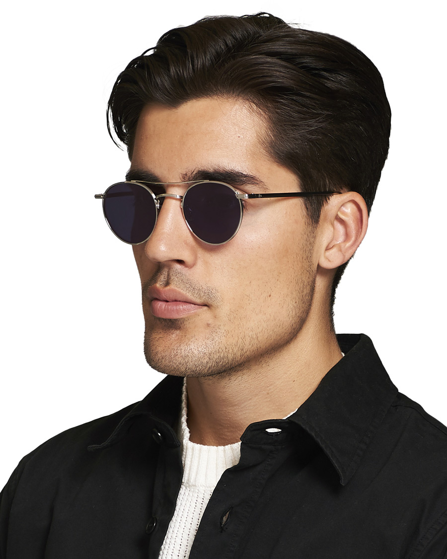 Herre | Garrett Leight Limited Edition X Rimowa 49 Sunglasses Flat Navy | Garrett Leight | Limited Edition X Rimowa 49 Sunglasses Flat Navy