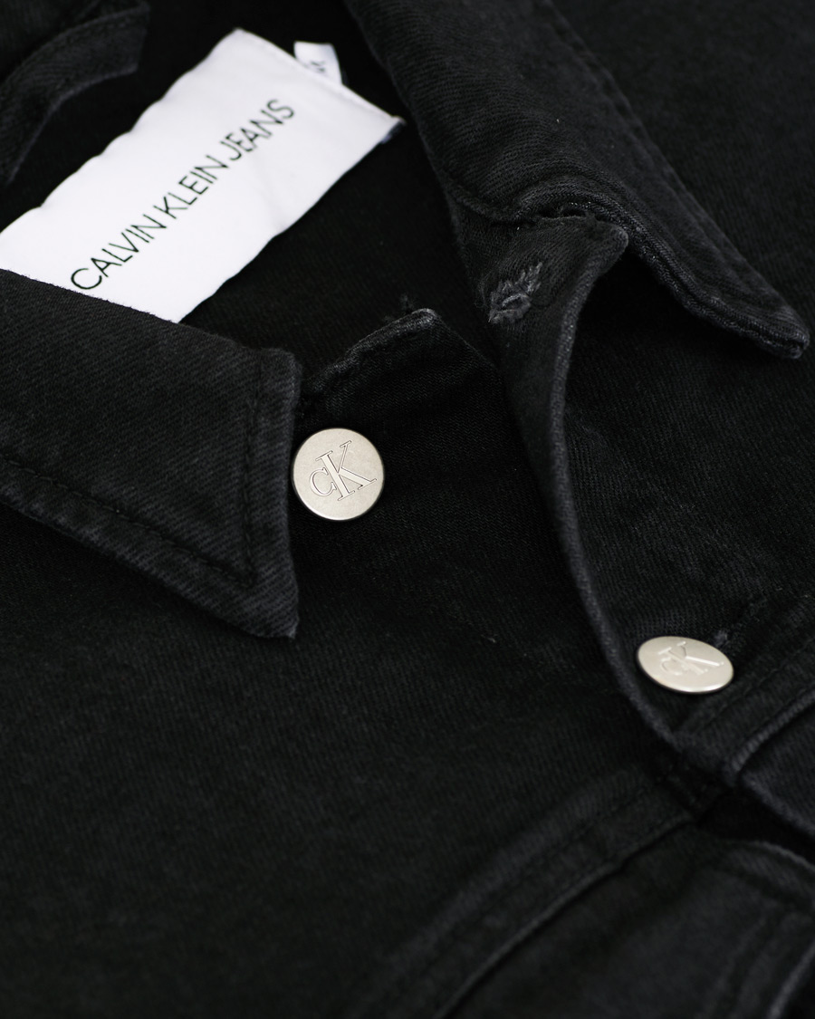 Herre | Jakker | Calvin Klein Jeans | Foundation Slim Denim Jacket Washed Black