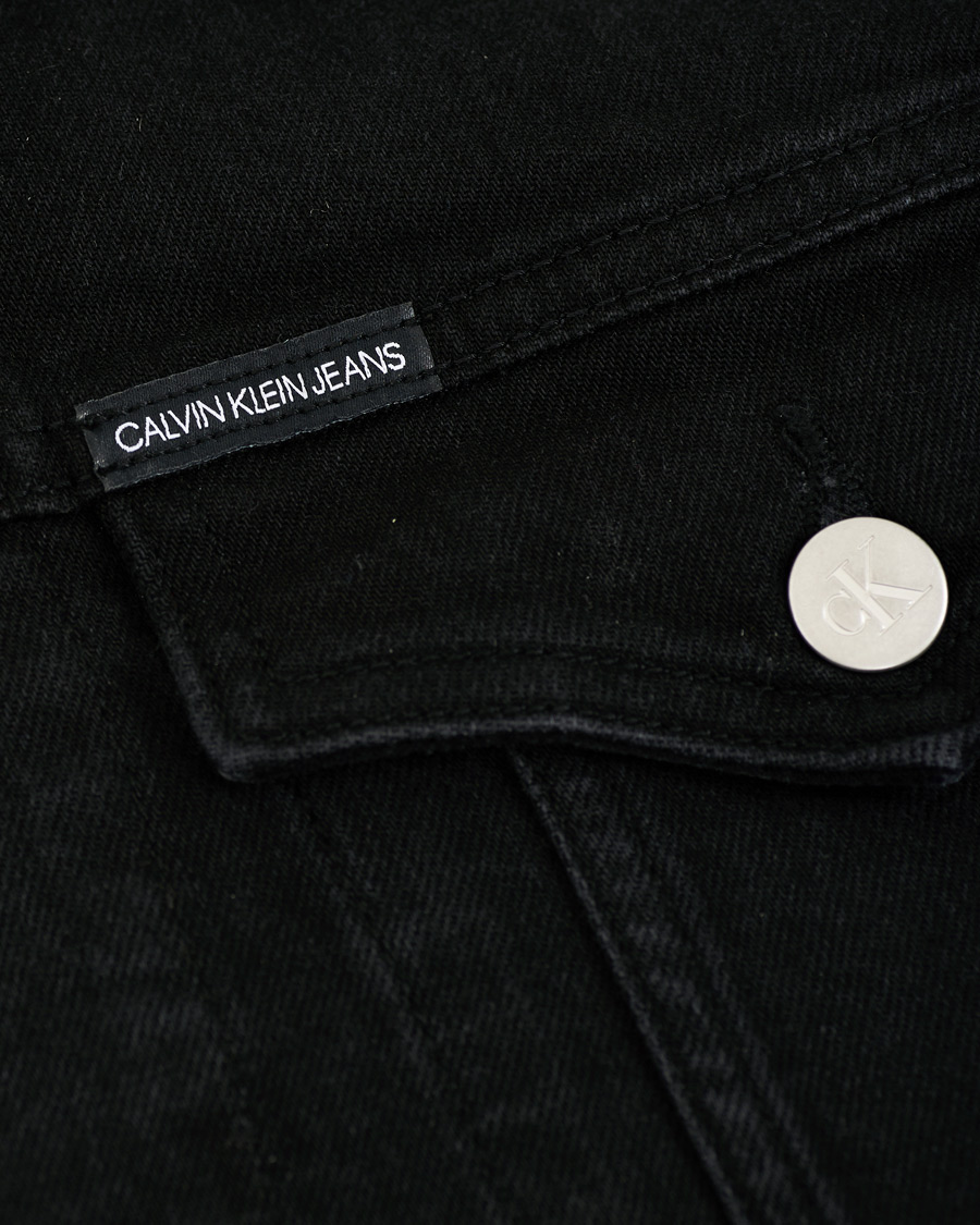 Herre | Jakker | Calvin Klein Jeans | Foundation Slim Denim Jacket Washed Black