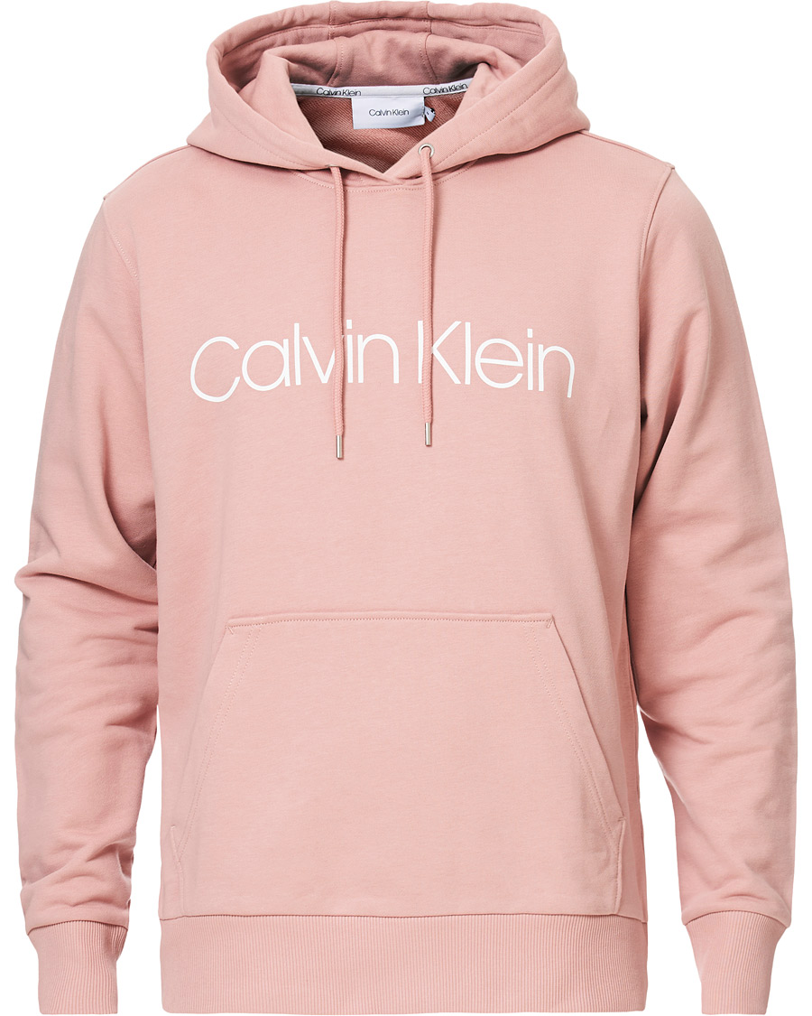 Herre | Gensere | Calvin Klein | Front Logo Hoodie Muted Pink