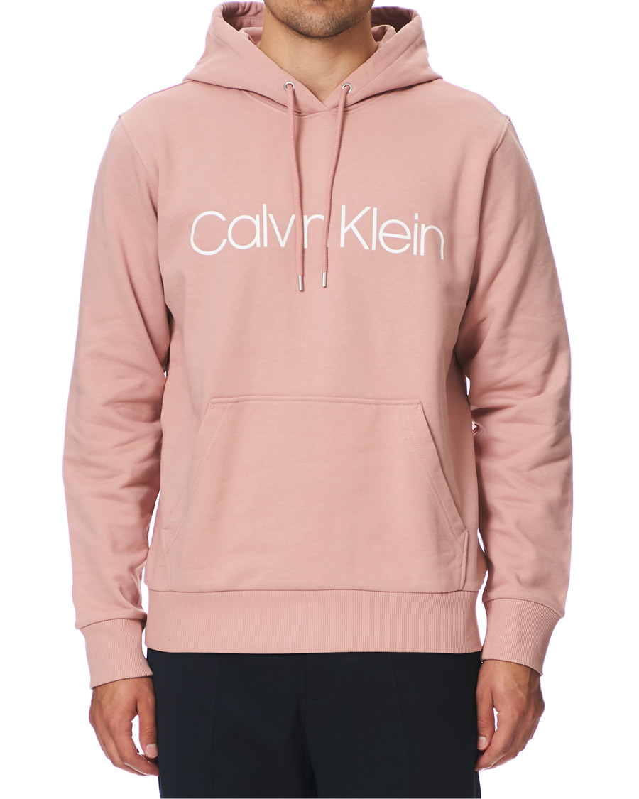 Herre | Gensere | Calvin Klein | Front Logo Hoodie Muted Pink