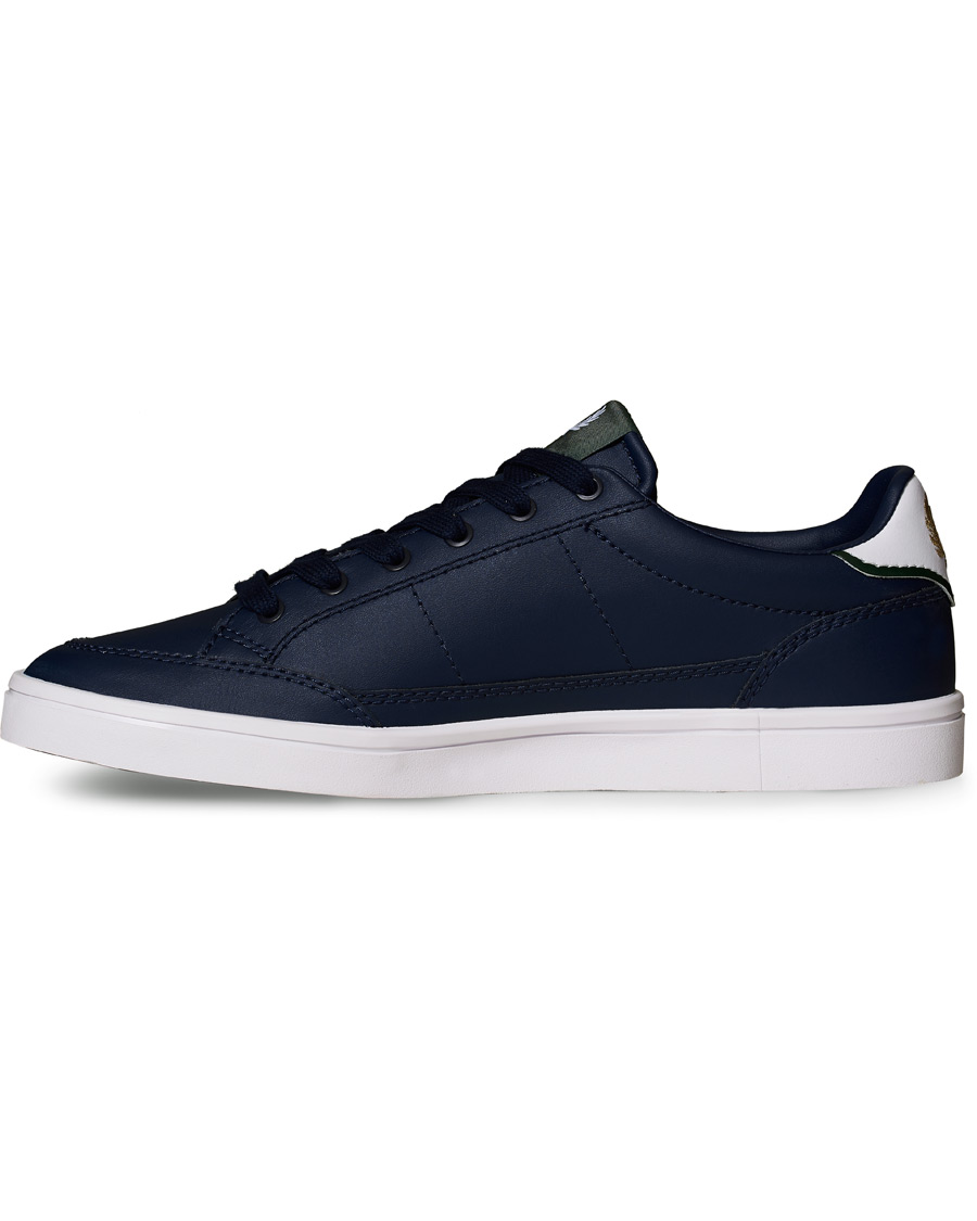 Herre | Fred Perry Deuce Leather Sneaker Carbon Blue | Fred Perry | Deuce Leather Sneaker Carbon Blue