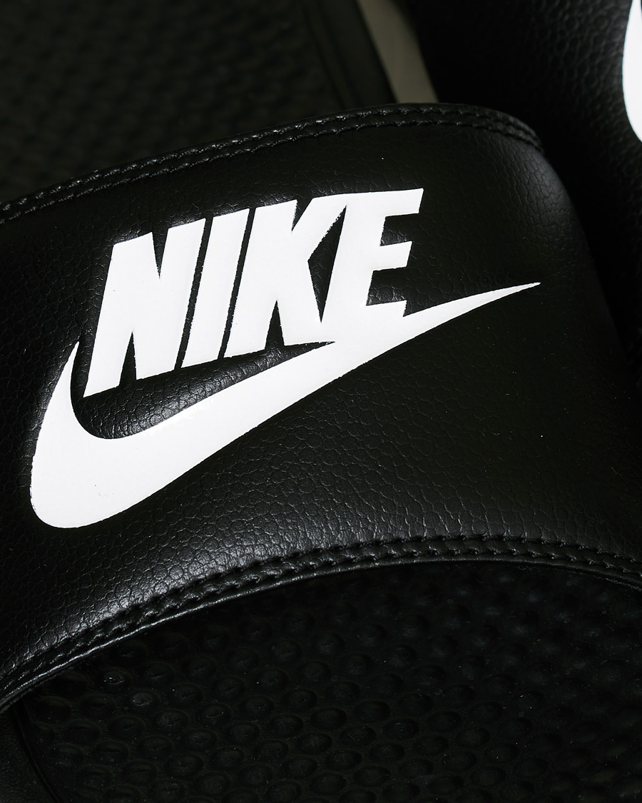 Herre | Nike Benassi JDI Slides Black/White | Nike | Benassi JDI Slides Black/White