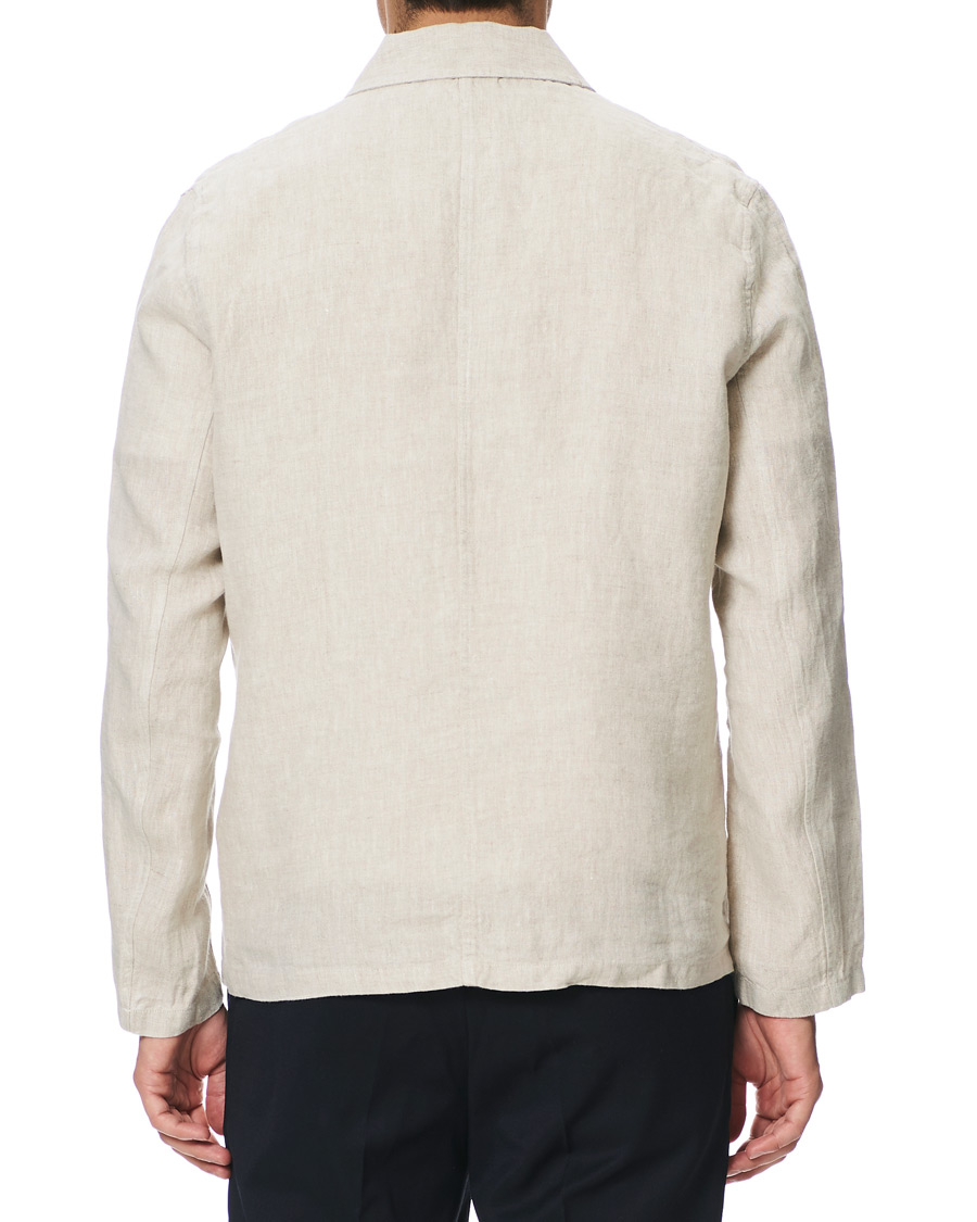 Herre | Skjorter | NN07 | Oscar Linen Blazer Overshirt Oat