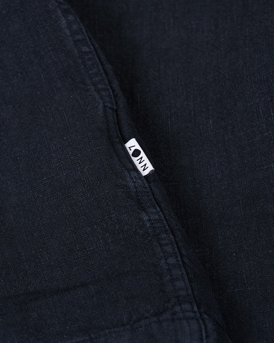 Herre | Skjorter | NN07 | Berner Linen Safari Overshirt Navy