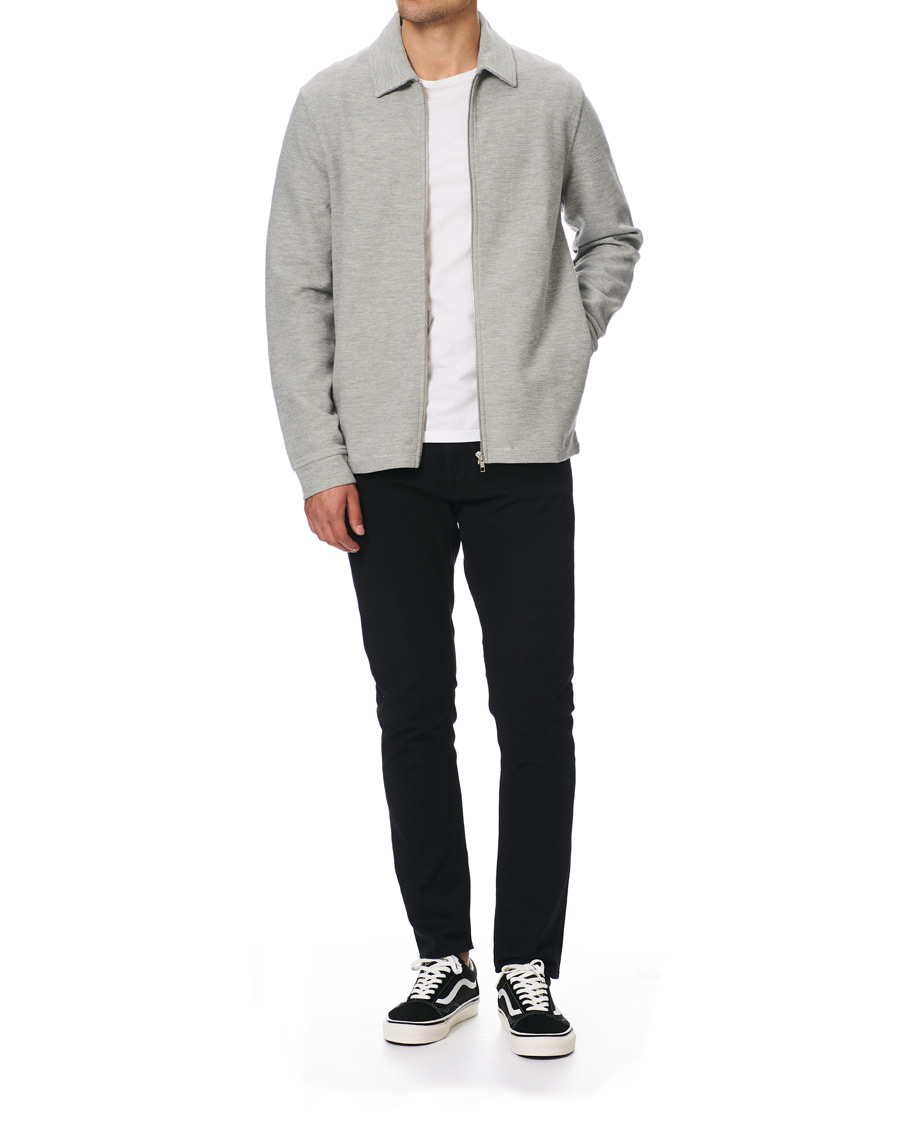Herre | Gensere | Samsøe Samsøe | Samsøe & Samsøe Herrskov Zip Cardigan Grey Mel