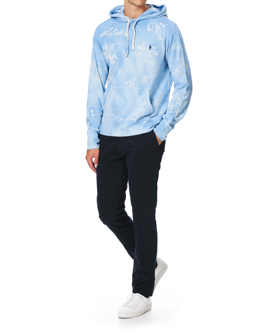 Herre | Gensere | Polo Ralph Lauren | Printed Spa Terry Hoodie French Blue