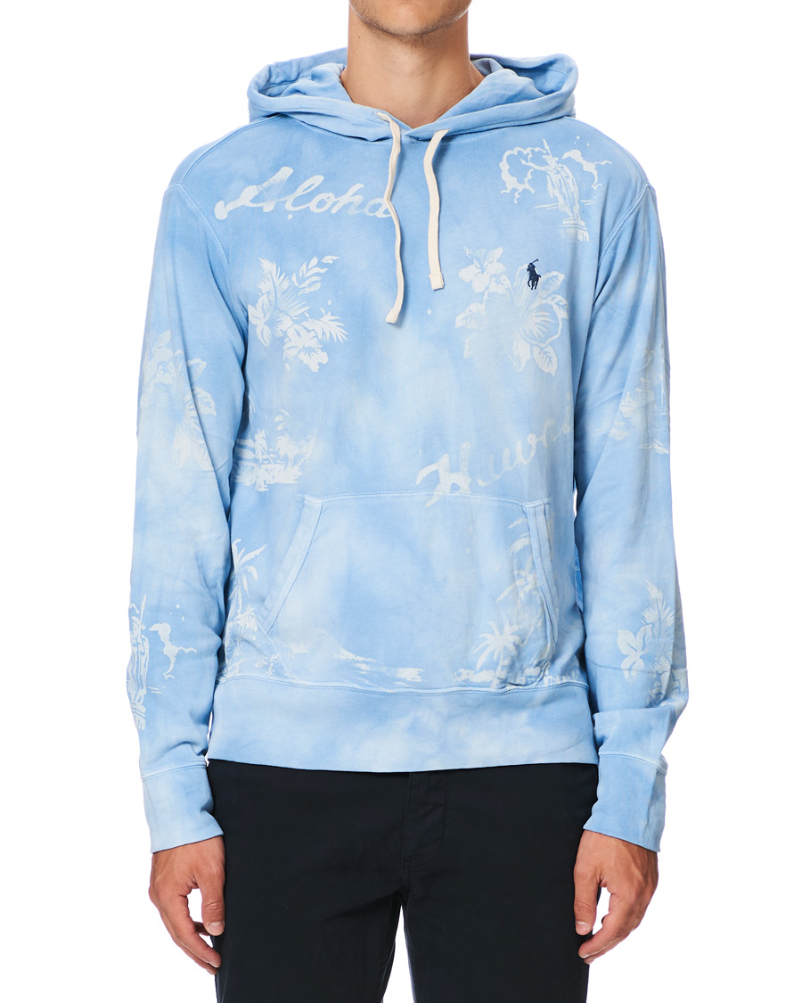 Herre | Gensere | Polo Ralph Lauren | Printed Spa Terry Hoodie French Blue
