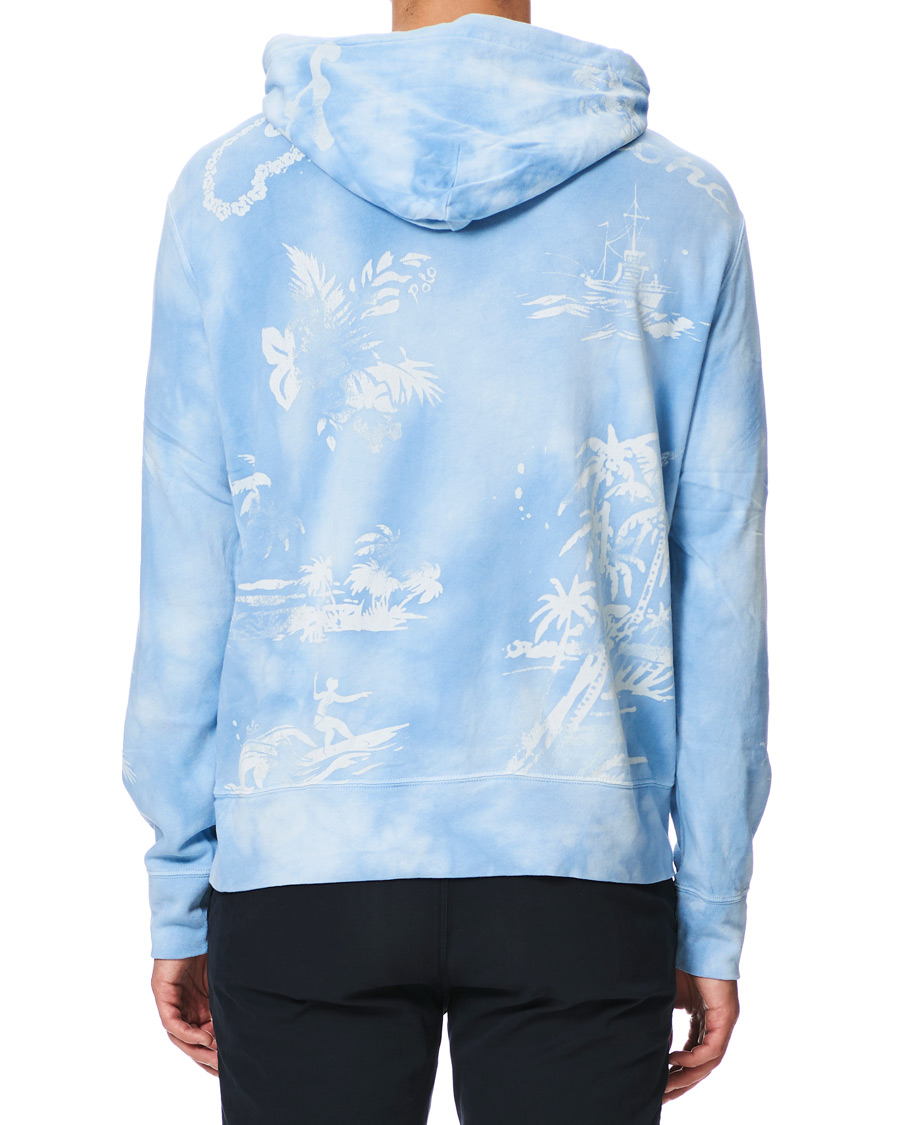 Herre | Gensere | Polo Ralph Lauren | Printed Spa Terry Hoodie French Blue