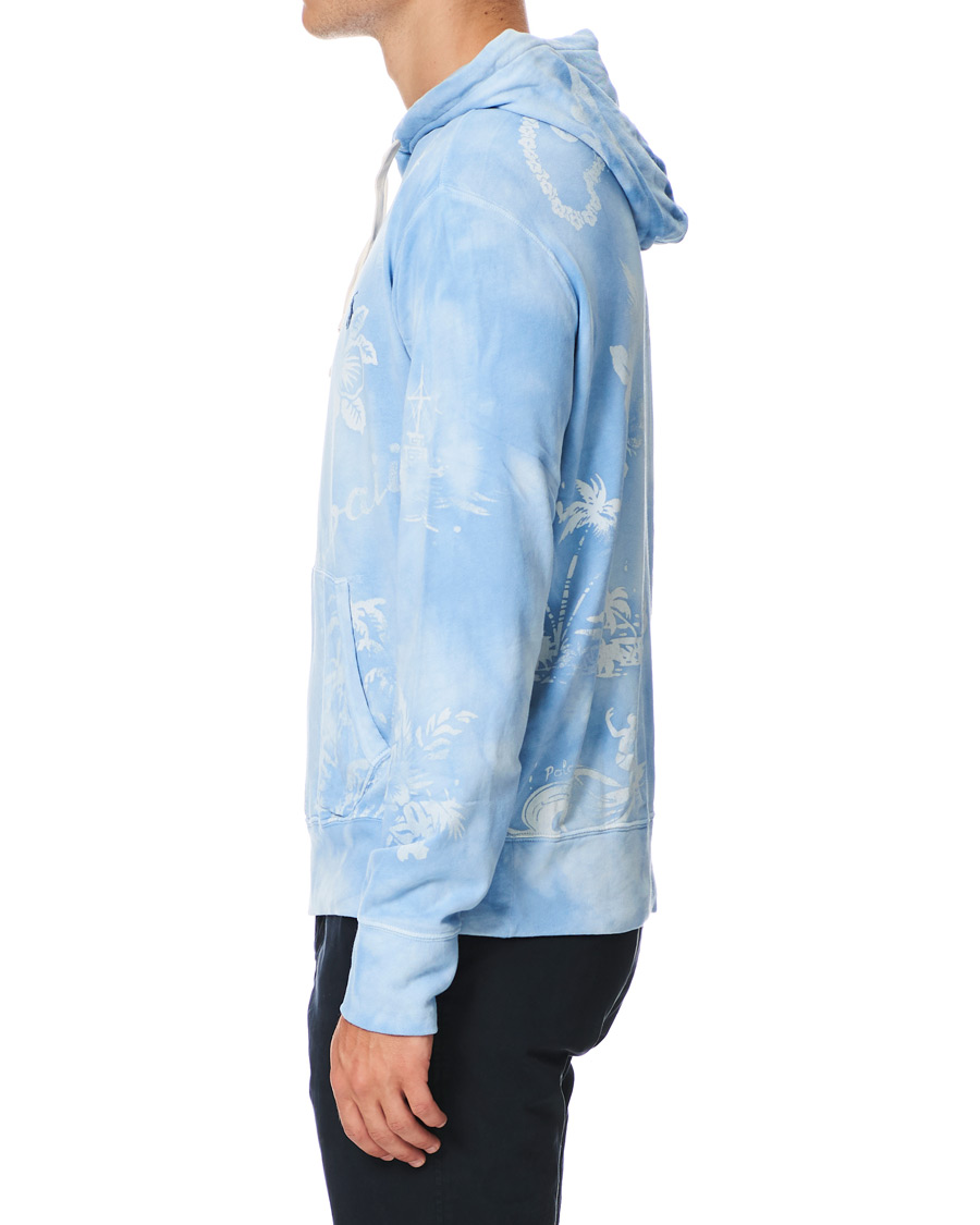 Herre | Gensere | Polo Ralph Lauren | Printed Spa Terry Hoodie French Blue