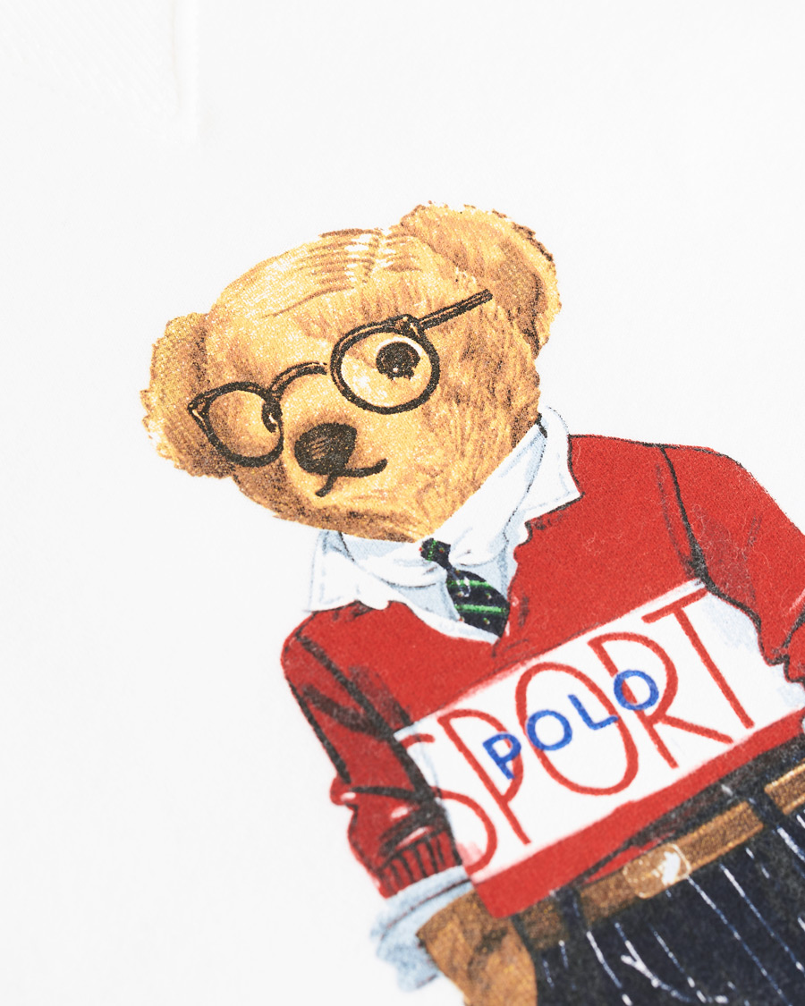 Herre | Gensere | Polo Ralph Lauren | Printed Sports Bear Sweatshirt White