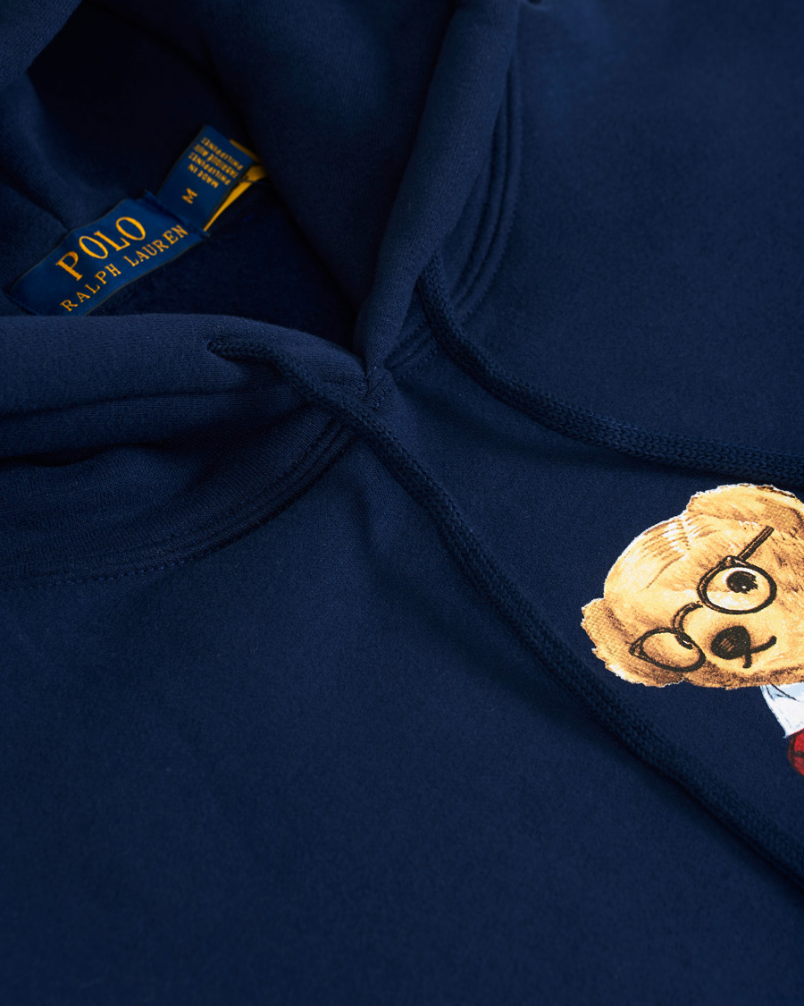 Herre | Gensere | Polo Ralph Lauren | Printed Sports Bear Hoodie Cruise Navy