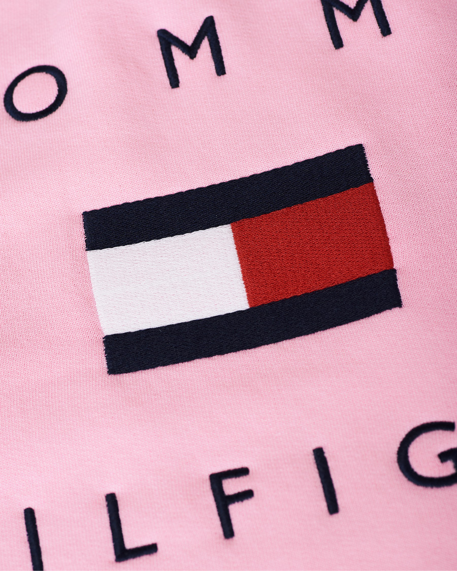 Herre | Gensere | Tommy Hilfiger | Flag Logo Hoodie Classic Pink