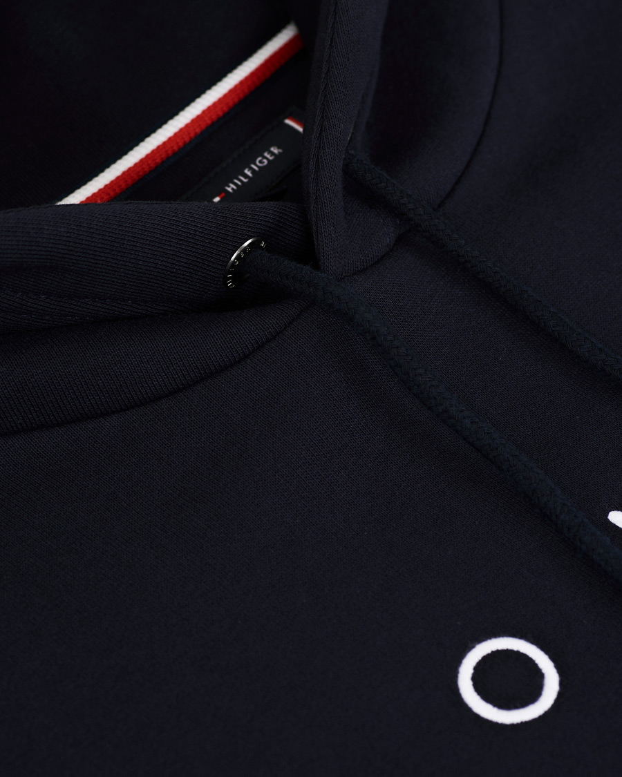 Herre | Gensere | Tommy Hilfiger | Flag Logo Hoodie Desert Sky