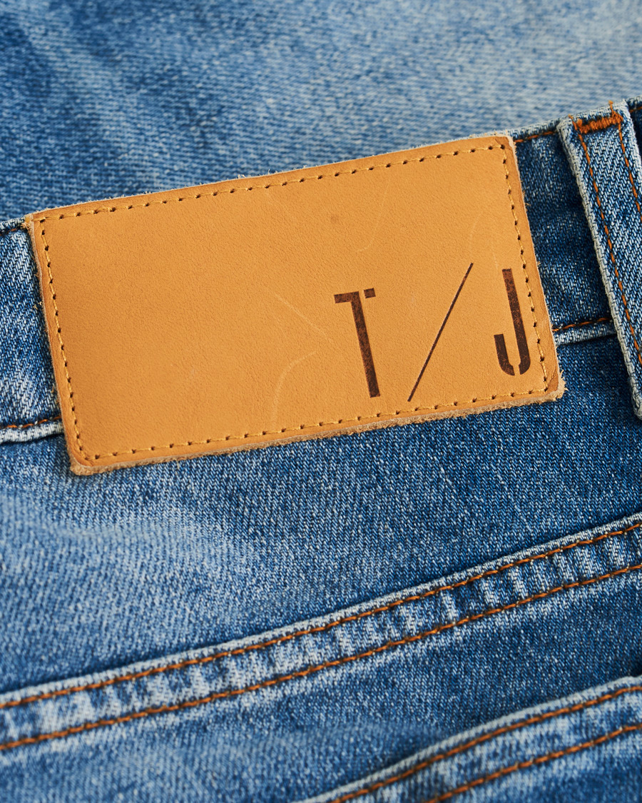 Herre | Shorts | Tiger of Sweden Jeans | Ash Organic Cotton Stretch Denim Shorts Mid Blue