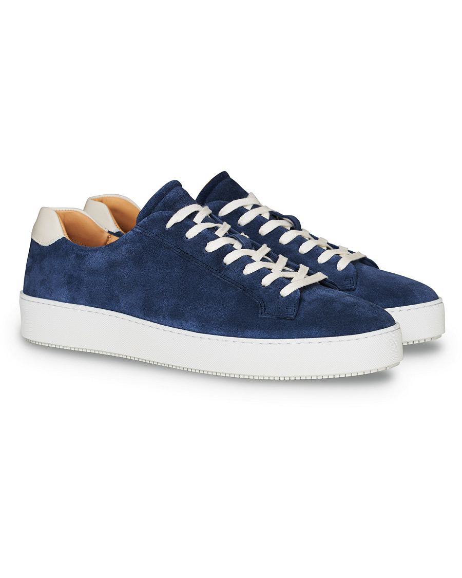 Herre | Tiger of Sweden Salas Sneaker Blue Suede | Tiger of Sweden | Salas Sneaker Blue Suede