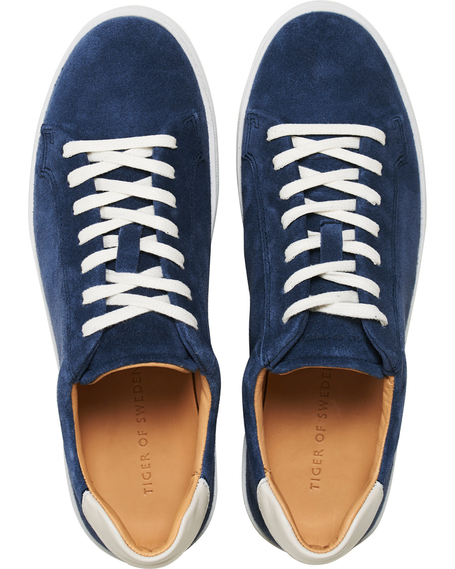 Herre | Tiger of Sweden Salas Sneaker Blue Suede | Tiger of Sweden | Salas Sneaker Blue Suede