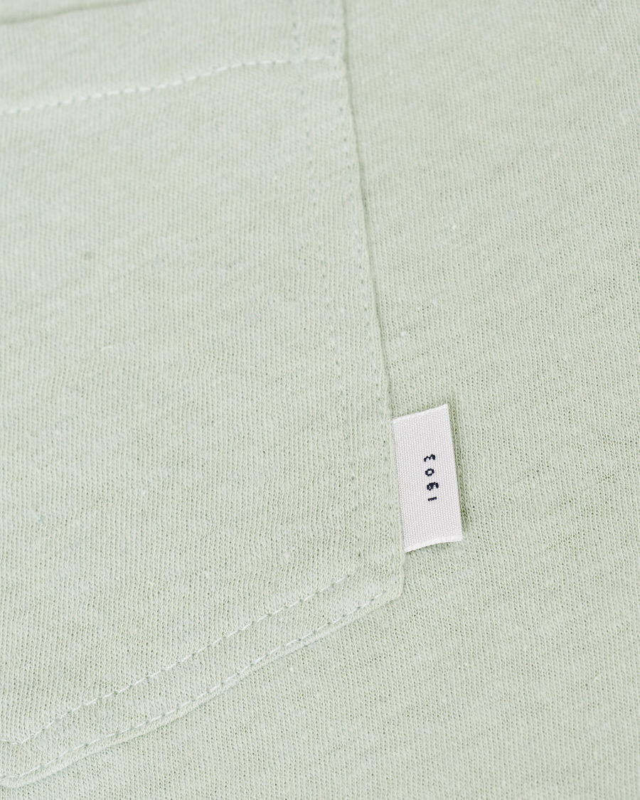 Herre | T-Shirts | Tiger of Sweden | Didelot Linen Crew Neck Tee Soft Mimosa