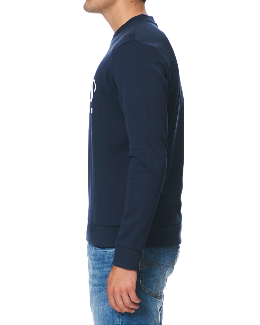 Herre | Gensere | BOSS GREEN | BOSS Athleisure Salbo Crew Neck Sweater Navy