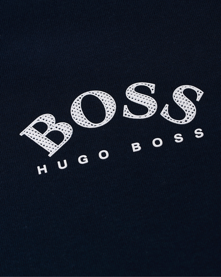 Herre | Gensere | BOSS GREEN | BOSS Athleisure Saggy Full-Zip Hoodie Navy