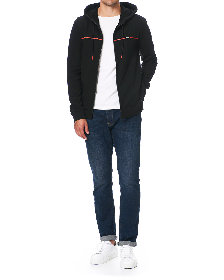 Herre | Gensere | HUGO | Dapie Full-Zip Hoodie Black