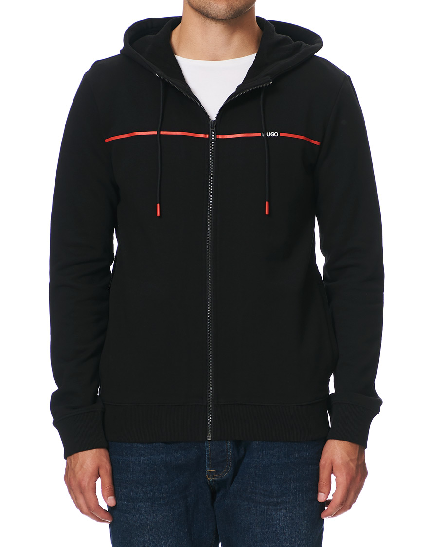Herre | Gensere | HUGO | Dapie Full-Zip Hoodie Black