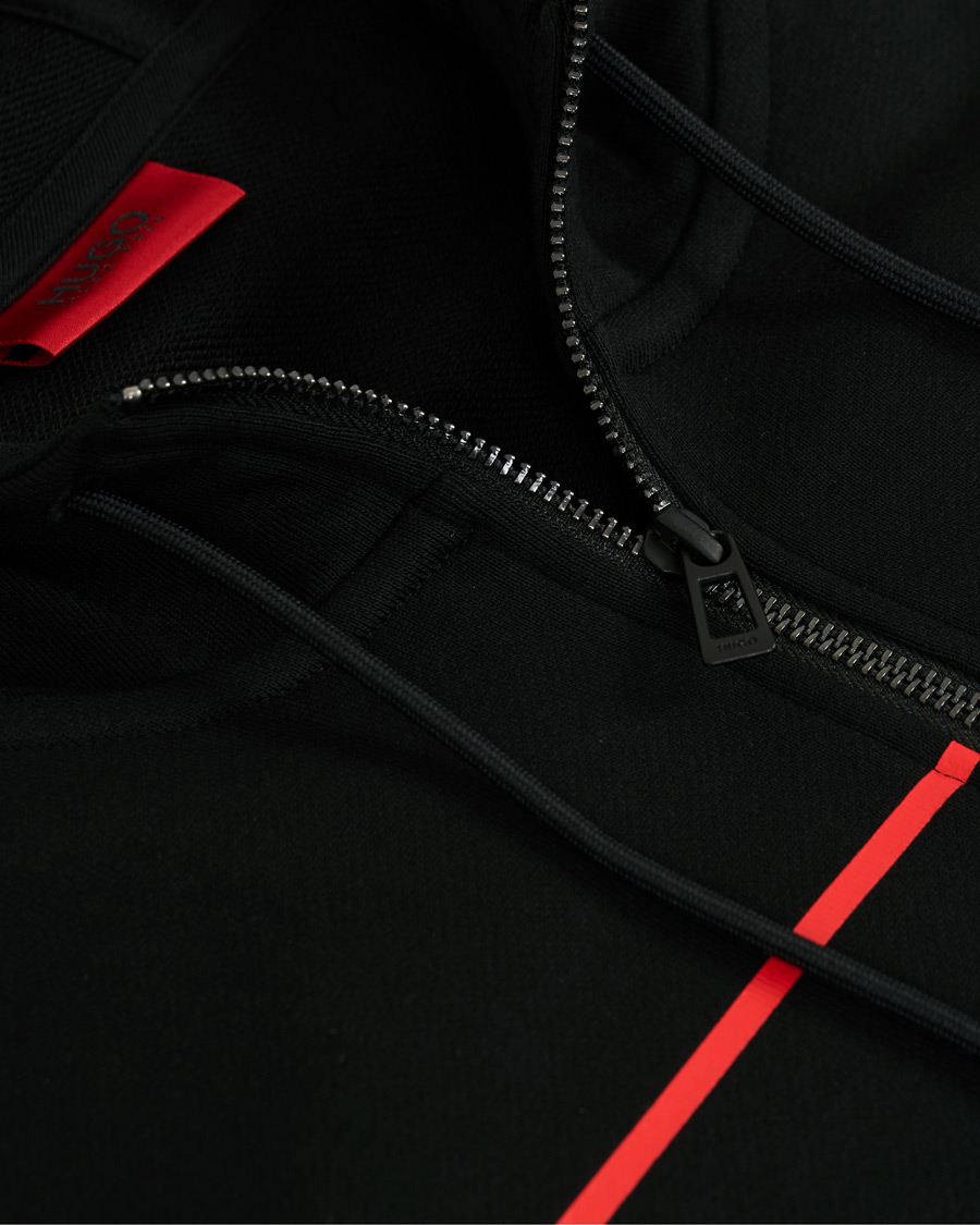 Herre | Gensere | HUGO | Dapie Full-Zip Hoodie Black