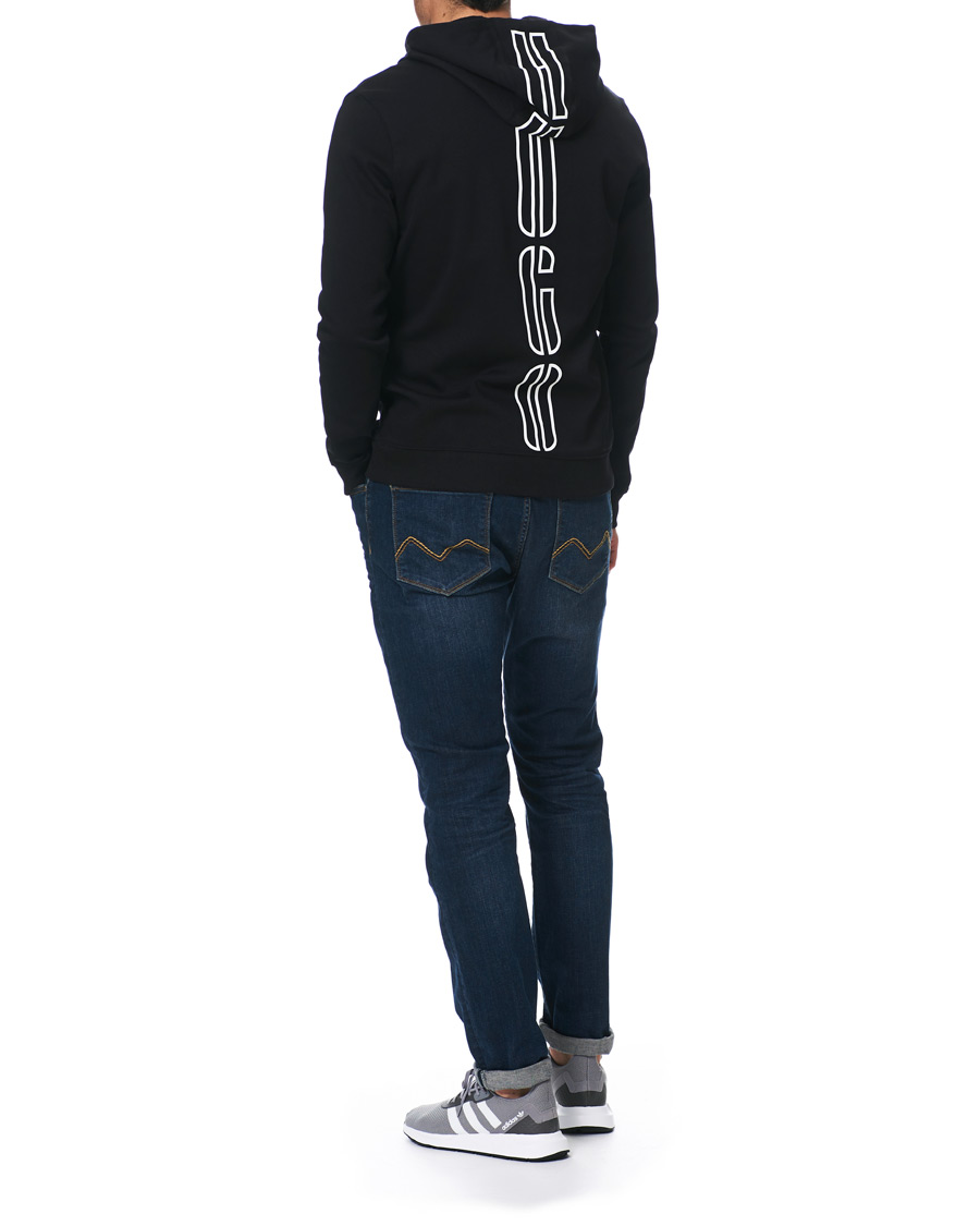HUGO Dondy Logo Hoodie Black hos CareOfCarl.no