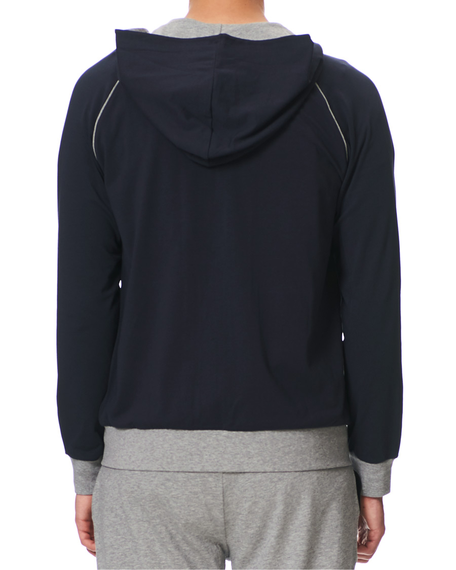 Herre | Gensere | BOSS BLACK | BOSS Mix & Match Full Zip Hoodie Dark Blue