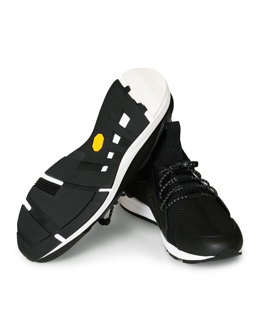 Herre | HUGO Hybrid Mesh Running Sneaker Black | HUGO | Hybrid Mesh Running Sneaker Black