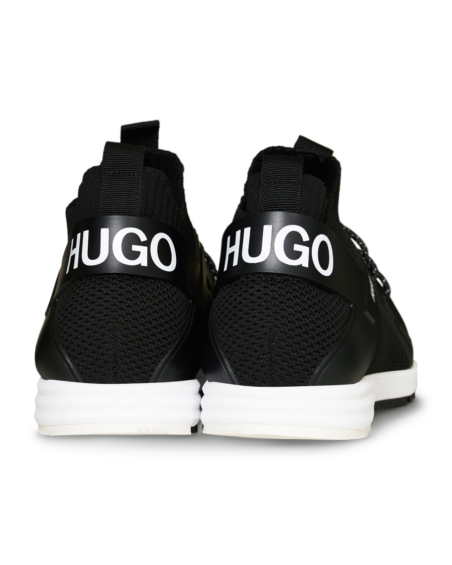 Herre | HUGO Hybrid Mesh Running Sneaker Black | HUGO | Hybrid Mesh Running Sneaker Black